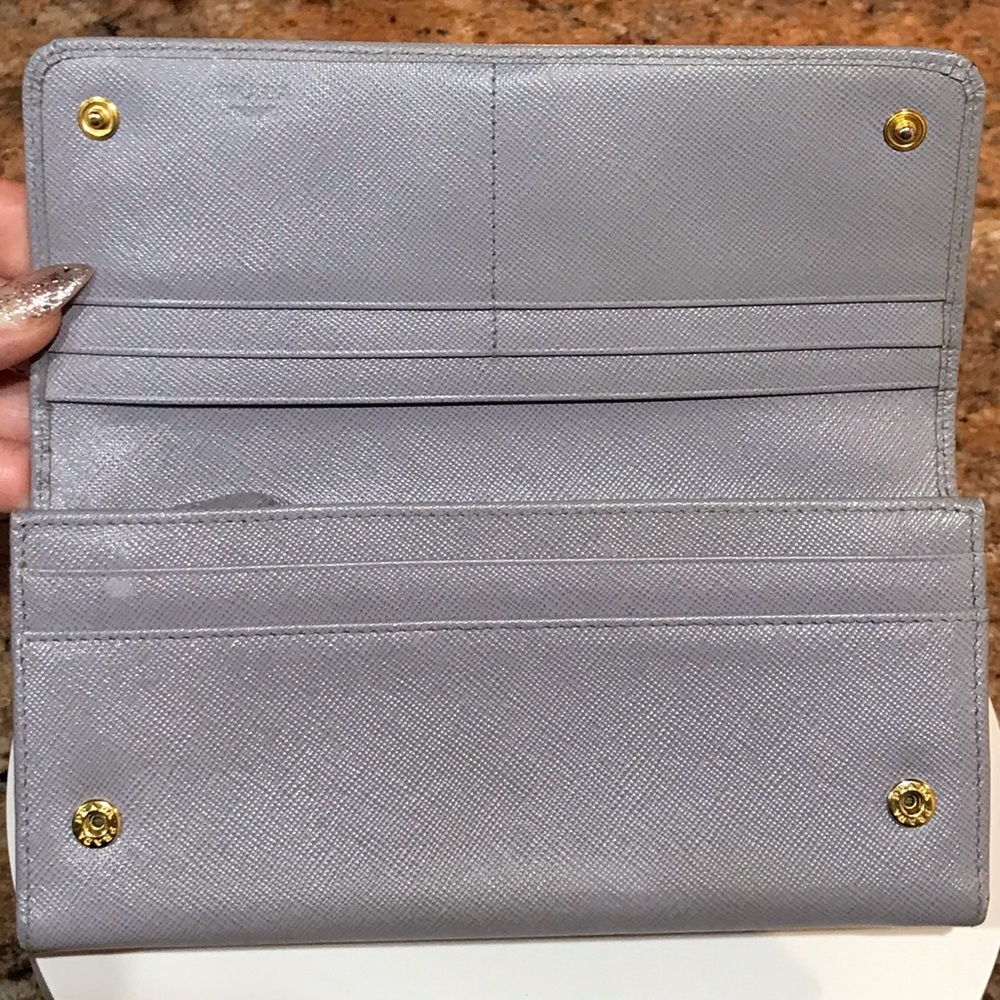 Prada Signature Saffiano Leather Continental Wallet 😍🔥 - Picture 9 of 17